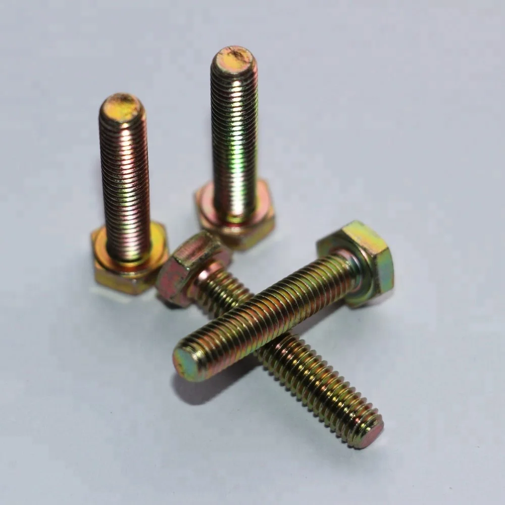 
Factory high tensile a2 m2 m6 m9 m26 astm full thread brass hex bolt 5/16 