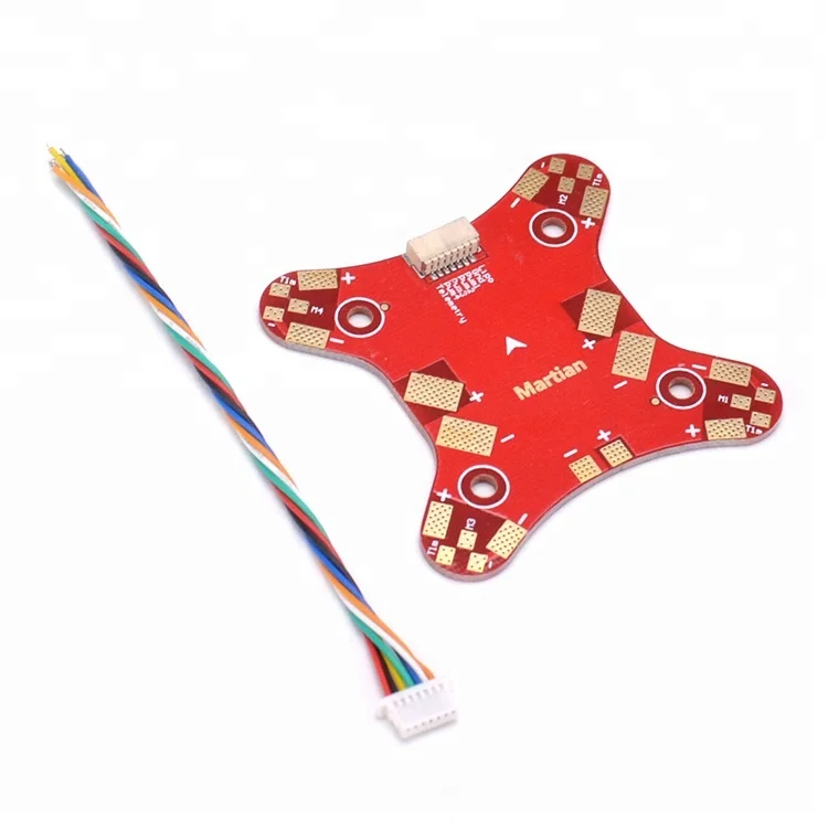 Power Distribution Board PDB Mini for Reptile Martian IV 190 220 250 220mm inch 4-Axis Carbon Fiber Racing Quadcopter Frame