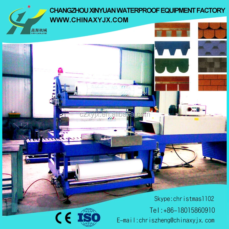 Fiberglass roof tile asphalt shingle making machine asphalt shingle production