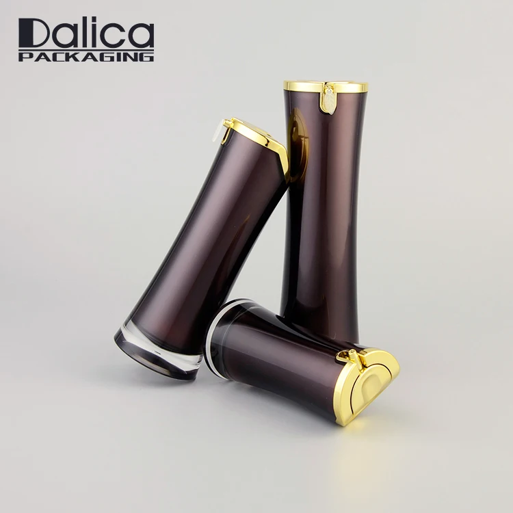 
High-end customized color 15ml 30ml 50ml acrylic unique luxury empty cosmetic bottle 