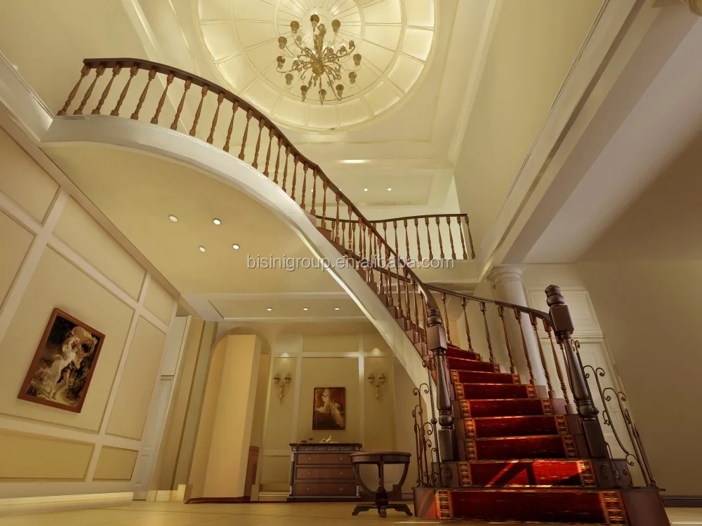 Professional 3d Interior Design Plan of European Style Hotel Corridor and Hallway