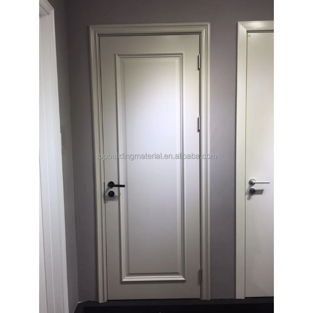 Modern french 1 panel interior door