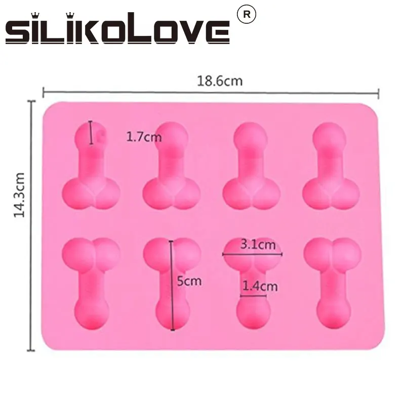 Hot Selling 8 Mini Penis Pecker Design Penis Silicone Mold