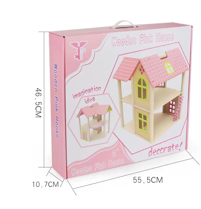 high quality New wooden toys educational toys for kids-Wooden Doll house-play toy house