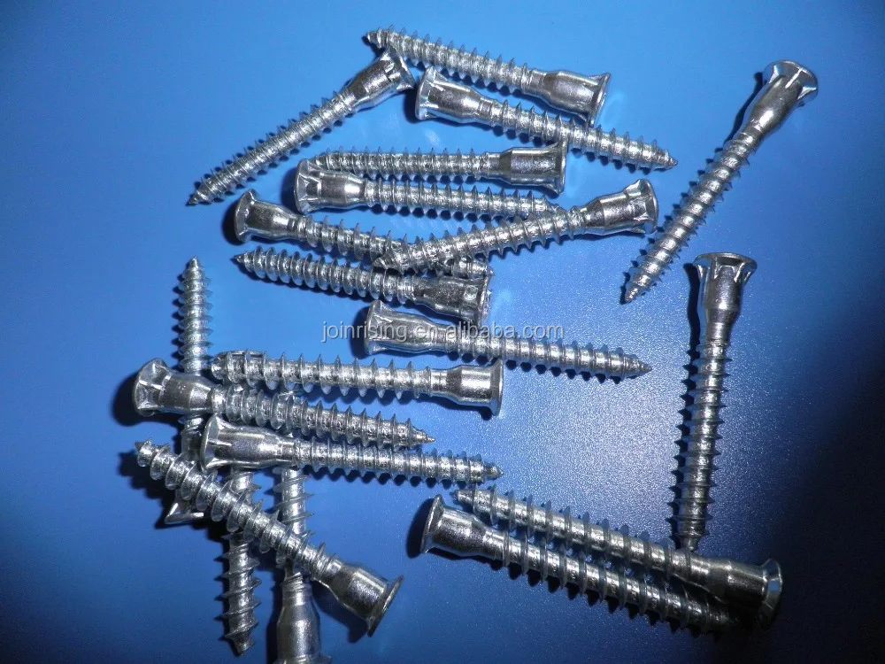 Furniture screws yellow zinc plated high quality Made in China