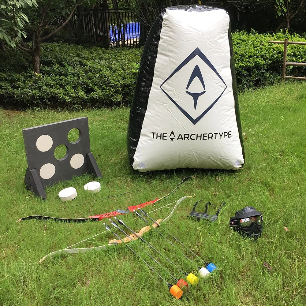 25lbs Bow and Arrows Set for Archery Combat Tag Game CS Archery