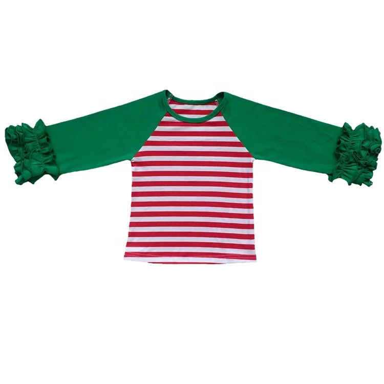 
Baby girl cotton halloween pumpkin raglans ruffle t shirts girls boutique fall winter christmas new year raglan ruffle shirt 