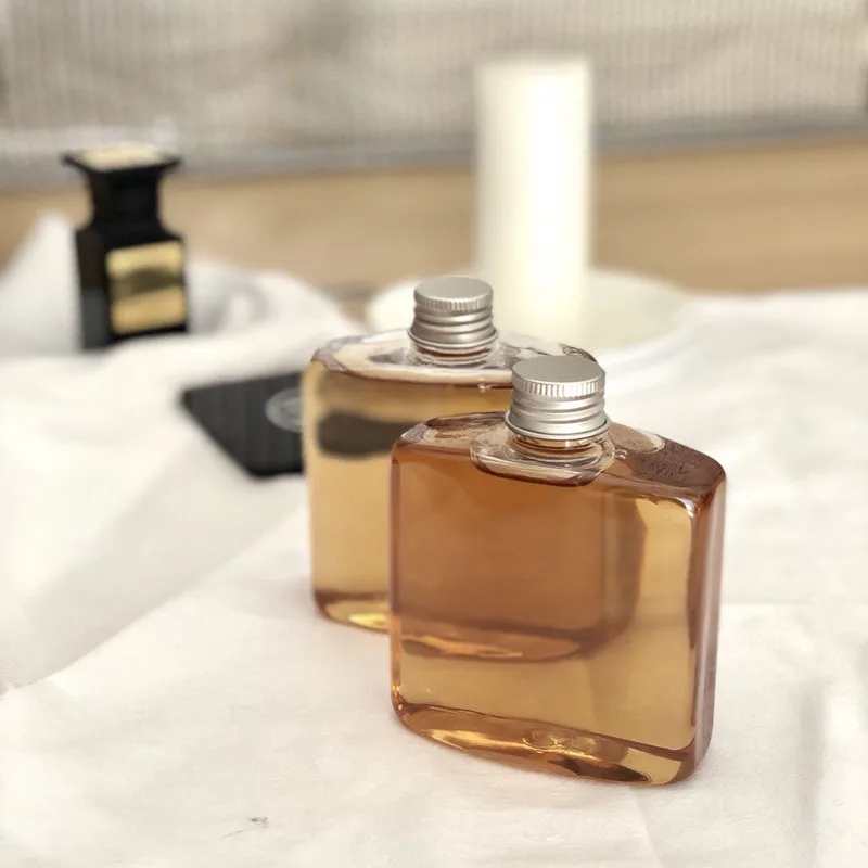 New hot 200ml empty cold coffee glass bottle with metal lid