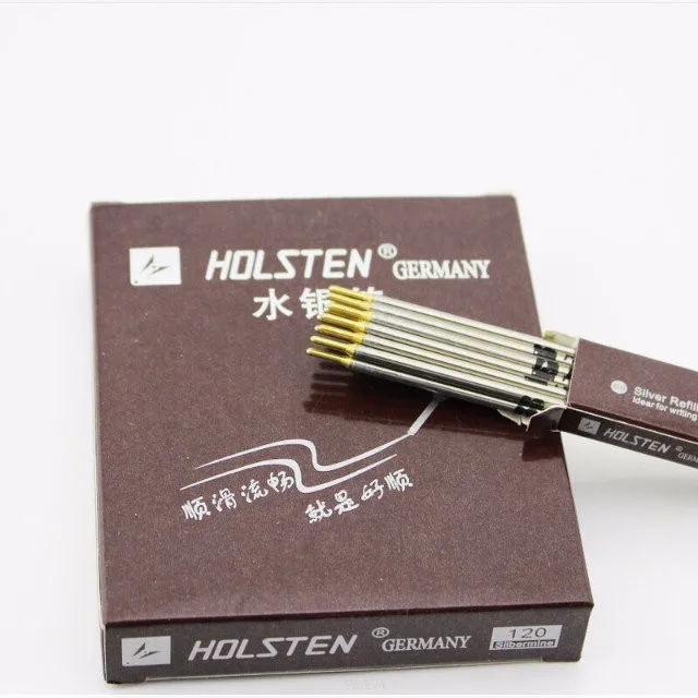 hot selling good quality Holsten Silver Refill pen for shoes and leather producing