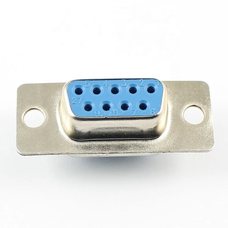 
D-SUB DB9 9 Pin Female RS232 Serial PCB Solder Connector for PC Use 