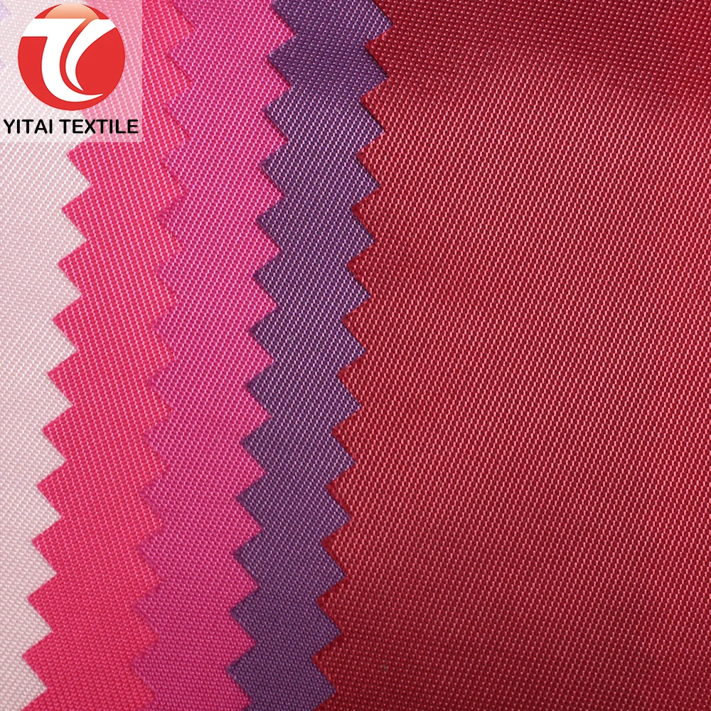 Водонепроницаемый или Водонепроницаемость 100% 100% полиэстер 230t 272 т тафта twill Ткань с полиуретановым покрытием из ПВХ для подкладка