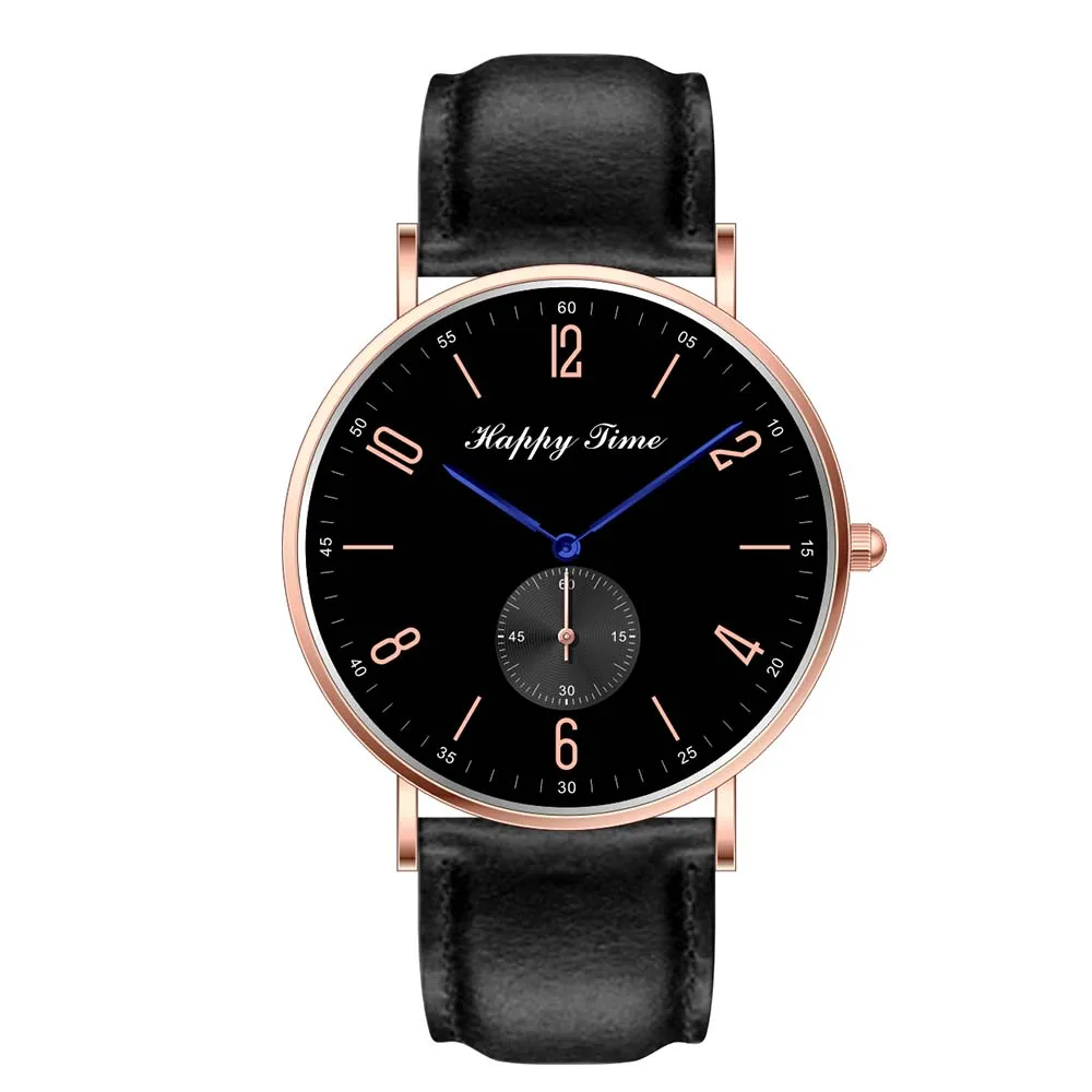 Stainless Thin Quartz Movt Custom logo watches