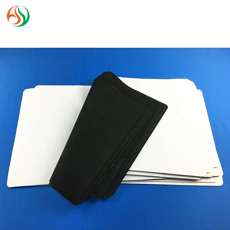 AY Stock 14 X 24 Inch Blank White Mouse Pad Material Neoprene Rubber Fabric Blank Playmat For Sublimation Printing