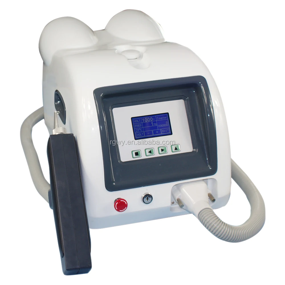 RG190 532nm&1064nm Q switched ruby laser tattoo removal machine nd yag laser