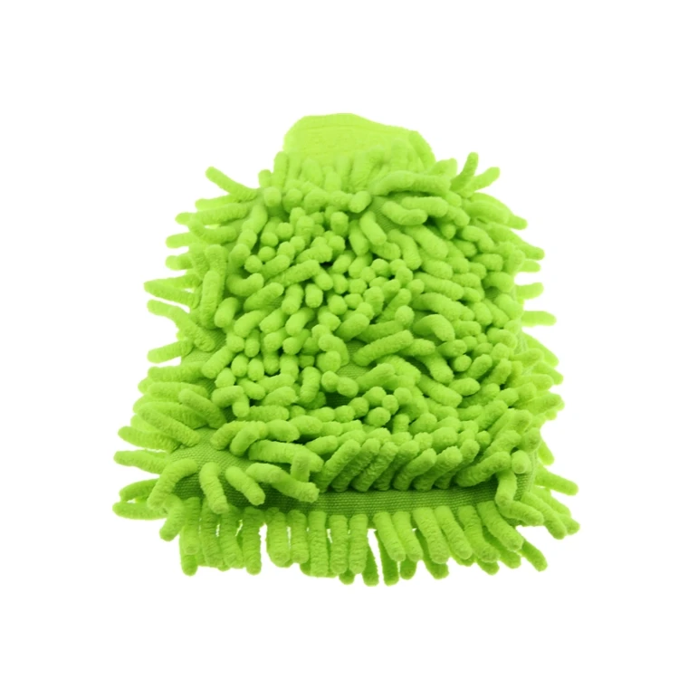 Hot Selling Different Styles Portable Microfibre Chenille Car Cleaning Gloves