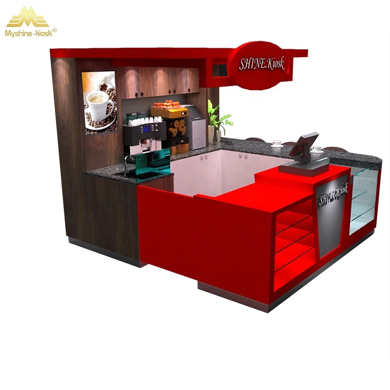 Most Attractive Retail Food Kiosk Ice Cream Shop Display Case Interior Design Gelato Kiosk