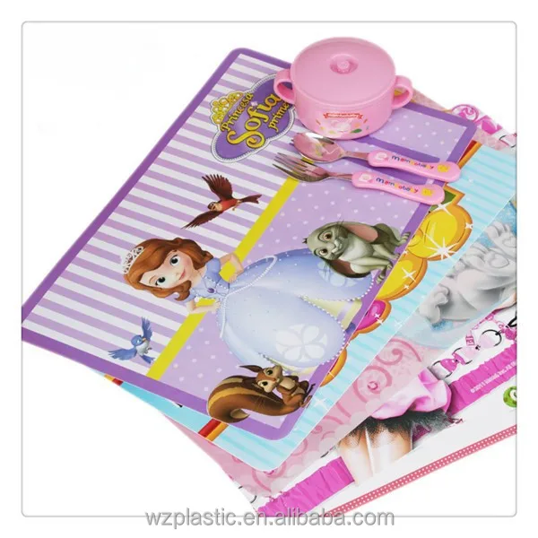 
Printed Kids Table Mat /children desk mat 