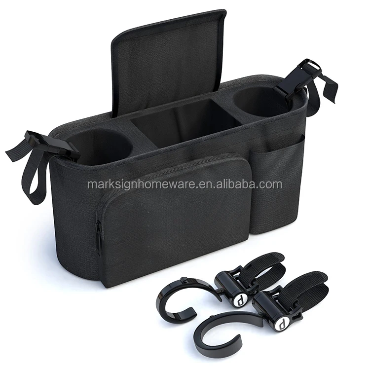 Universal Stroller Organizer and Hooks