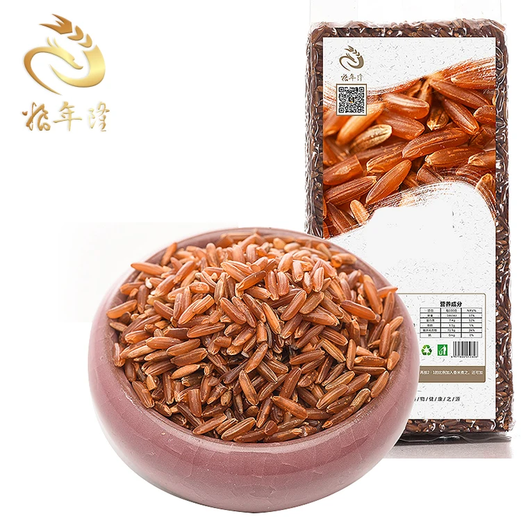 
 Урожай 2019 года натуральный красный карго риса Премиум Органический красный рис для ужина  