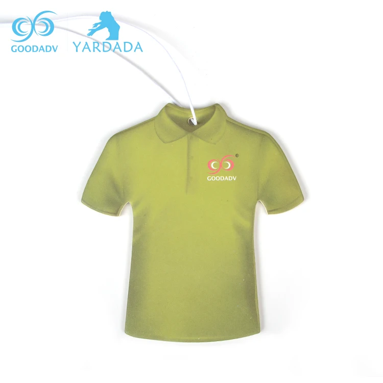 
Custom clothes shape initial paper car scent hotel room elegant air freshener 