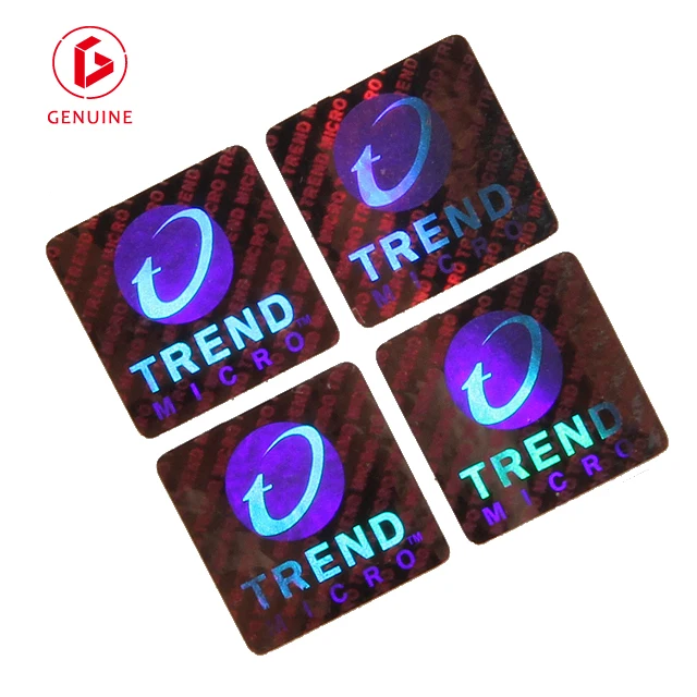 Custom tamper evident holographic label security hologram  VOID sticker