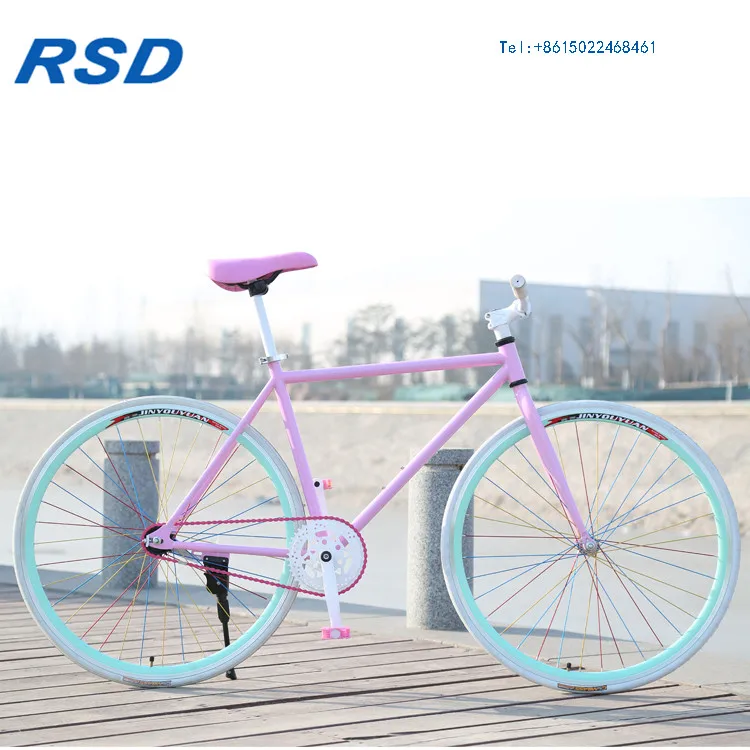 CE standard Single speed fixie bike 700CC aluminium bicycle 26 inch fixed gear bike