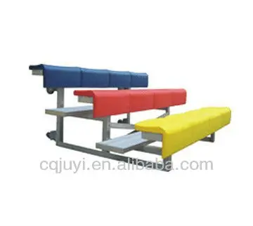 modular & retractable mobile grandstands indoor seating system JY-750