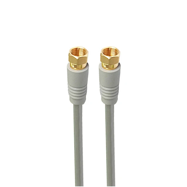 High Quality Best price rg6 gold plated Double Shielded for satellite SAT Coaxial Antenna cable TV Cables
