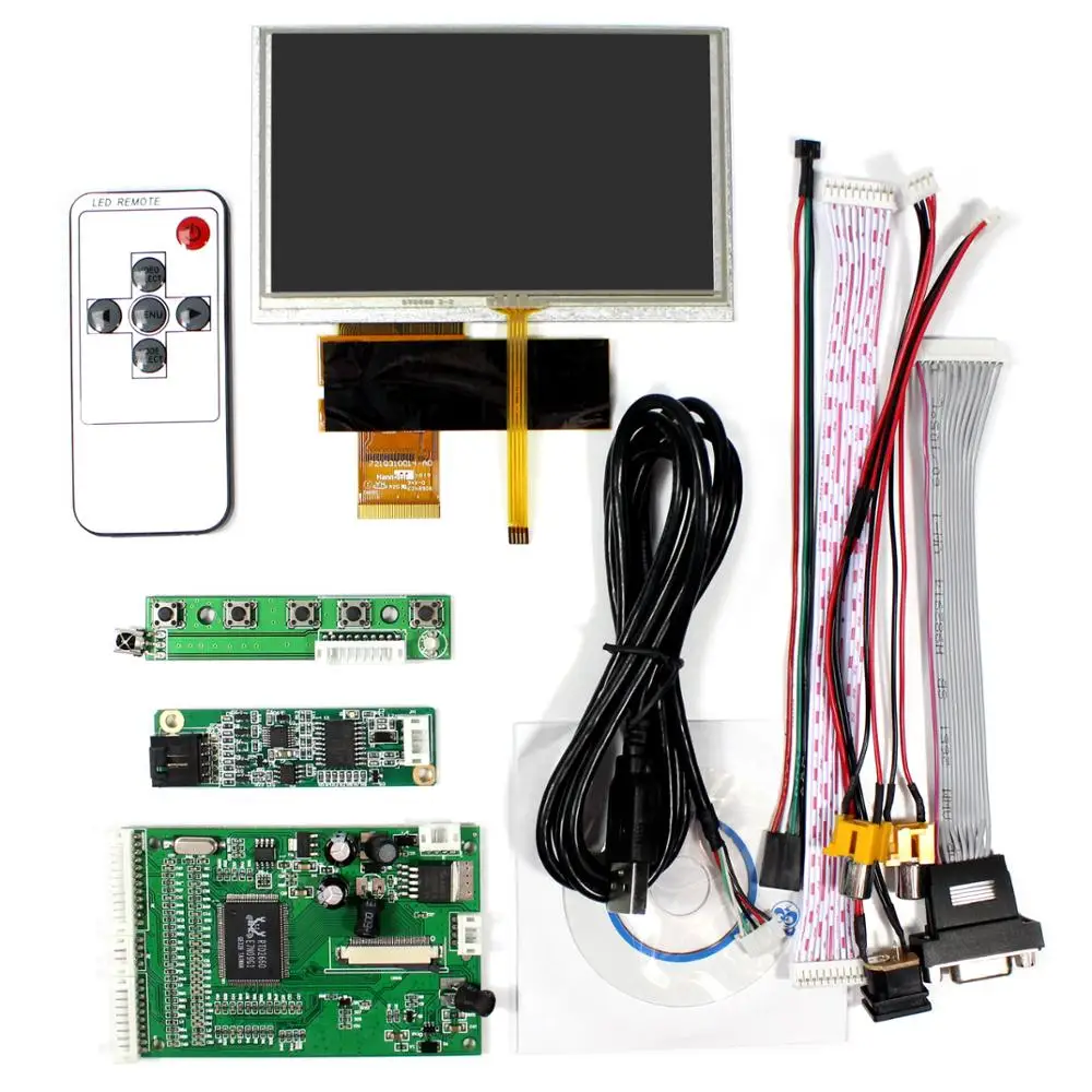 
VGA AV LCD Controller Board with 5.0 Inch tft lcd Touch Screen <span style=
