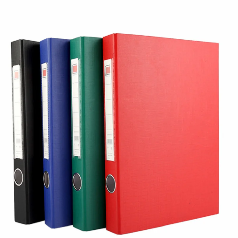 Office Stationery Hole A4 Size Paper File Folder With Double Clip Types Of Office Stationery File Ring Binder