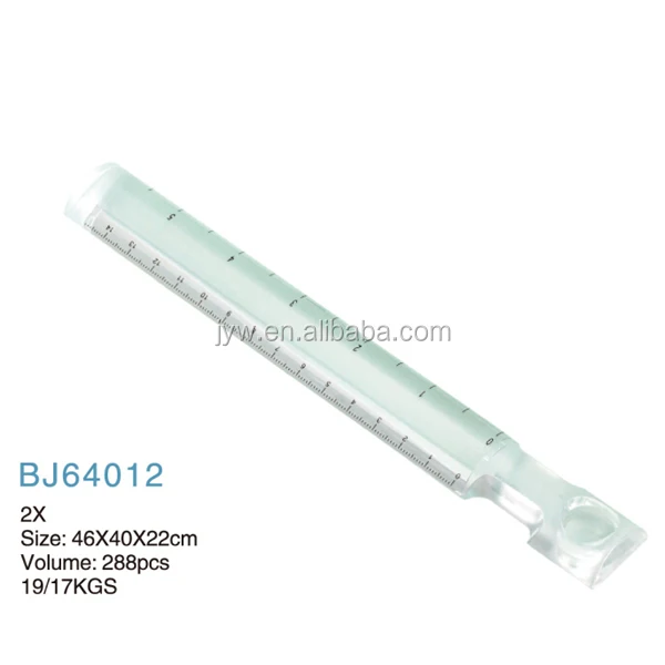 Bausch & Lomb 812618 2X увеличительная линза/линейка с акриловыми линзами 10 дюймов. Длинный