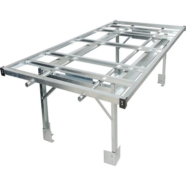 Skyplant Hydroponic Flood Tables And Trays Ebb And Flow Rolling Bench