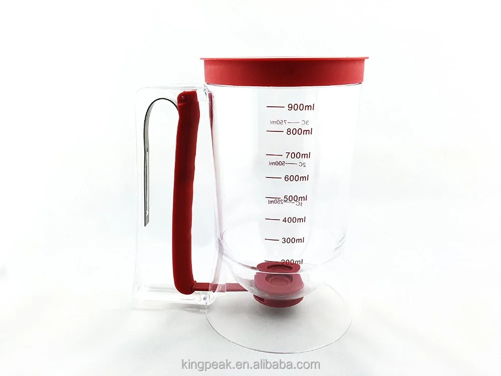 Hot Selling Cupcakes Pancakes Cookie Cake Waffles Batter Dispenser Cup Measuring Baking Tools batter Cream Speratator