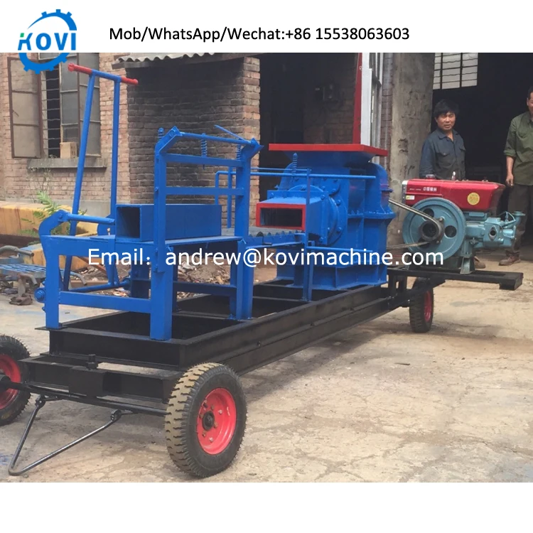 mobile automatic logo clay brick making cutting machine in thailand