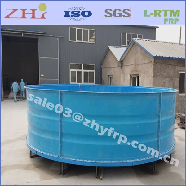 2-5M Round Fibreglass RAS & Aquaponics Fish Tanks