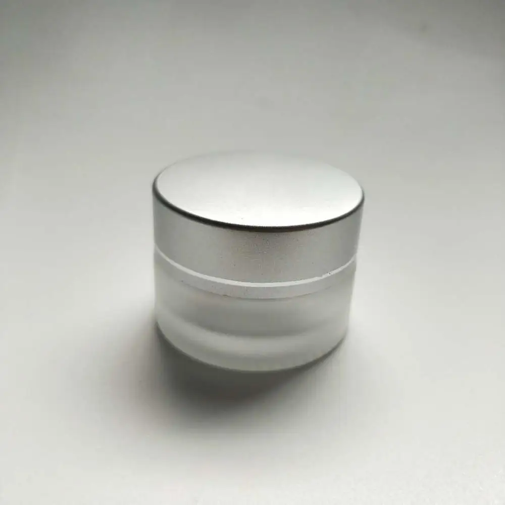 
5g round glass cream bottle jars pot container empty cosmetic bottle 