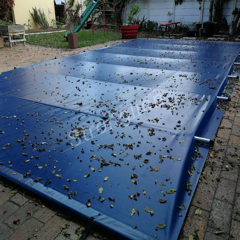 UV Protection Waterproof  Polyester PVC Tarpaulin Swimming Pool Cover