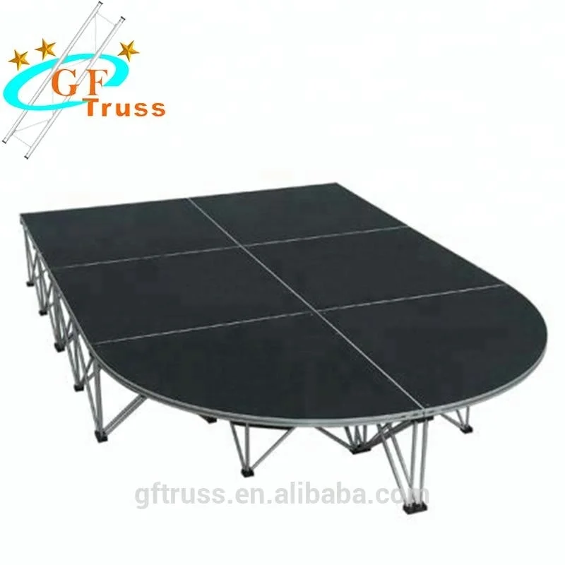 new portable GF aluminum stage deck for events mini stage platform from Chinese manufacturers