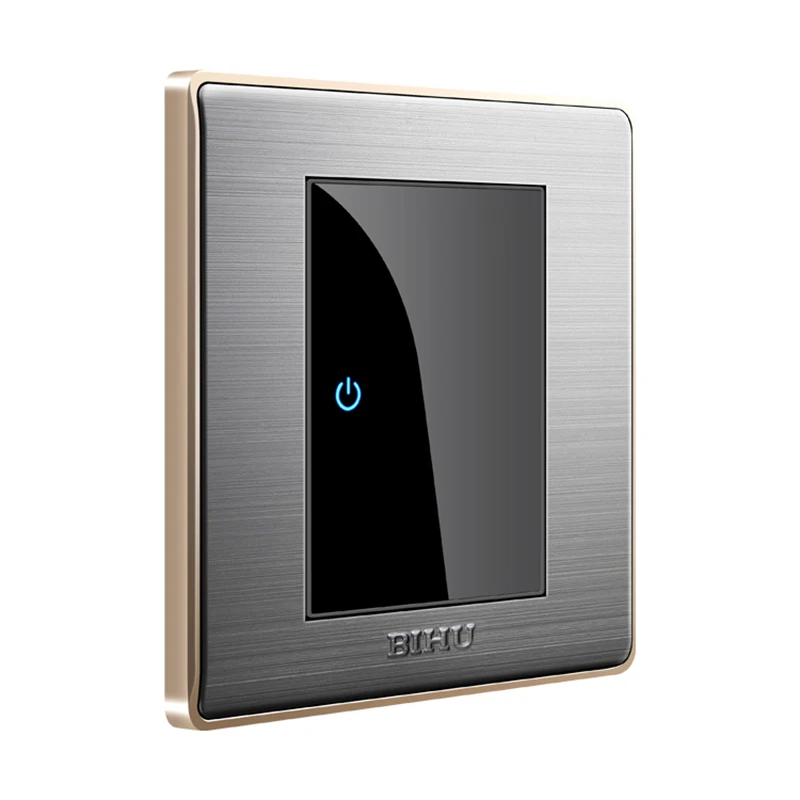 Производитель Китай Великобритания Стандартный нержавеющая сталь 1 Gang 1/2Way настенный выключатель