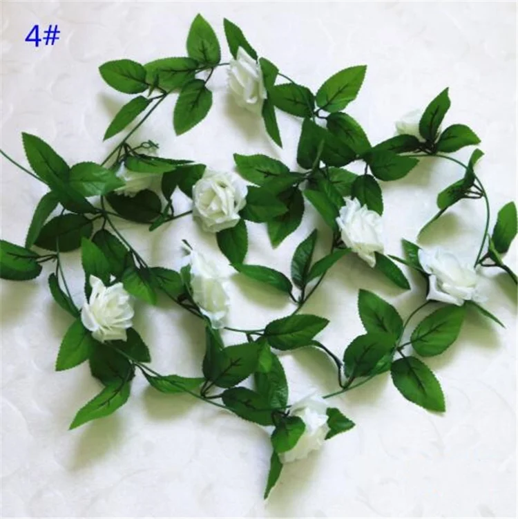 Hot Selling Wholesale artificial rose delicate rose flower vine for wedding home decoration