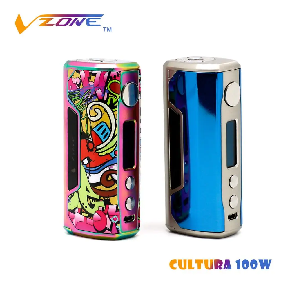2018 трендовые продукты Vzone культура 100 вт мод по заводской цене вейп мод оптом