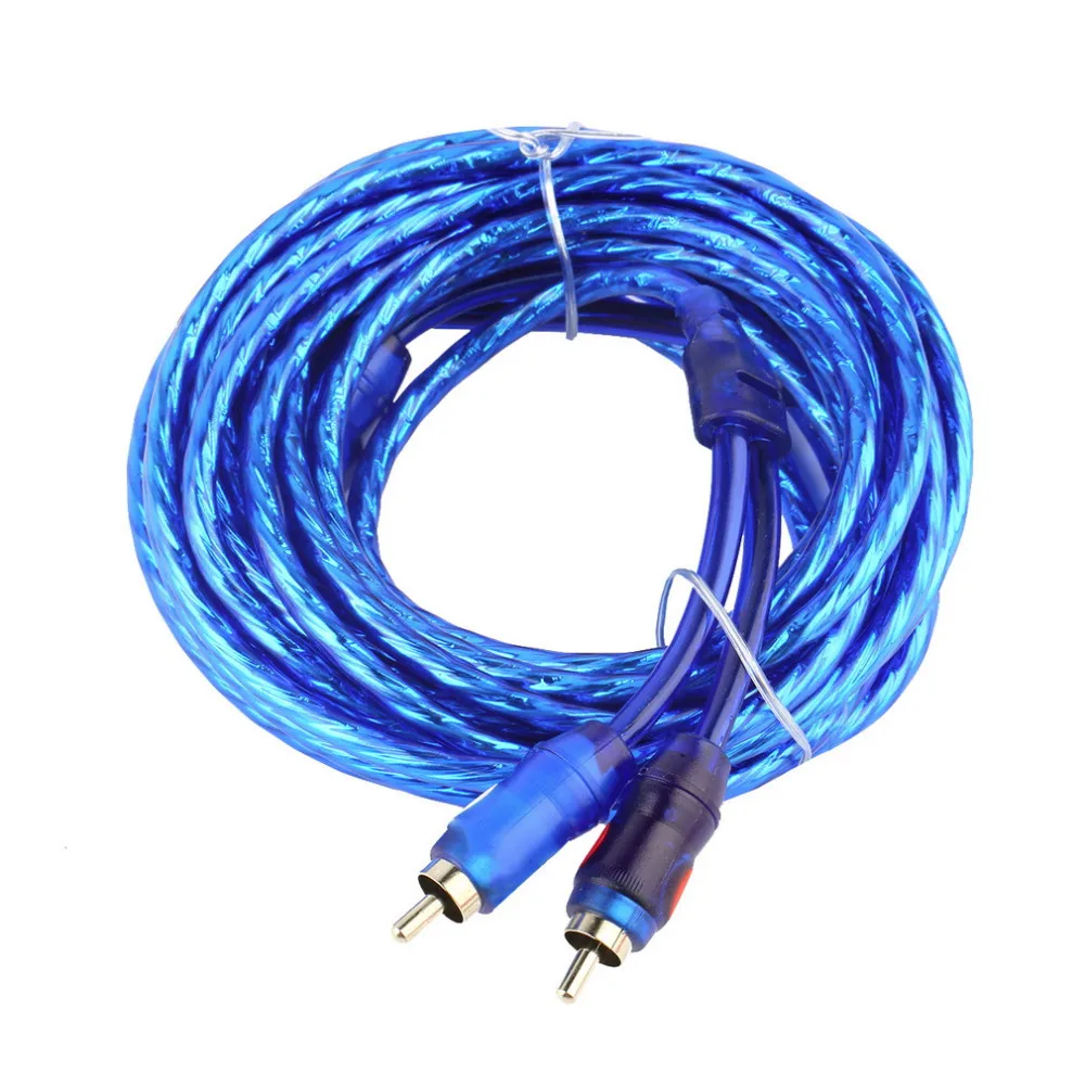 1500W Car Audio Wire Wiring Amplifier Subwoofer Speaker Installation Kit 8GA Power Cable 60 AMP Fuse Holder Free Shipping~