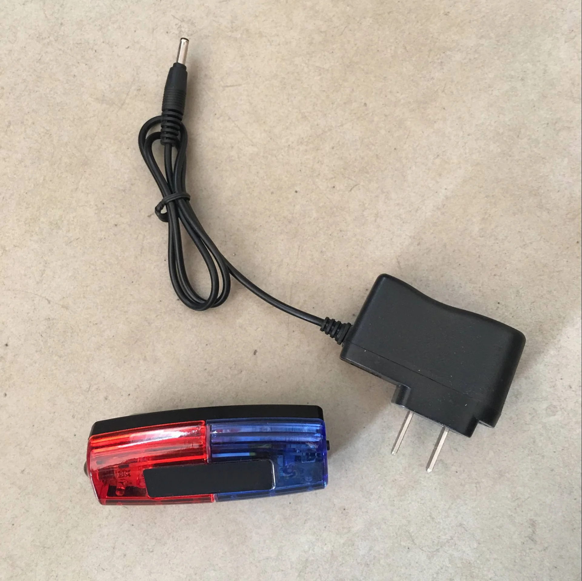 Дорожный красный синий светодиодный полицейский наплечный фонарь для перезаряжаемой батареи