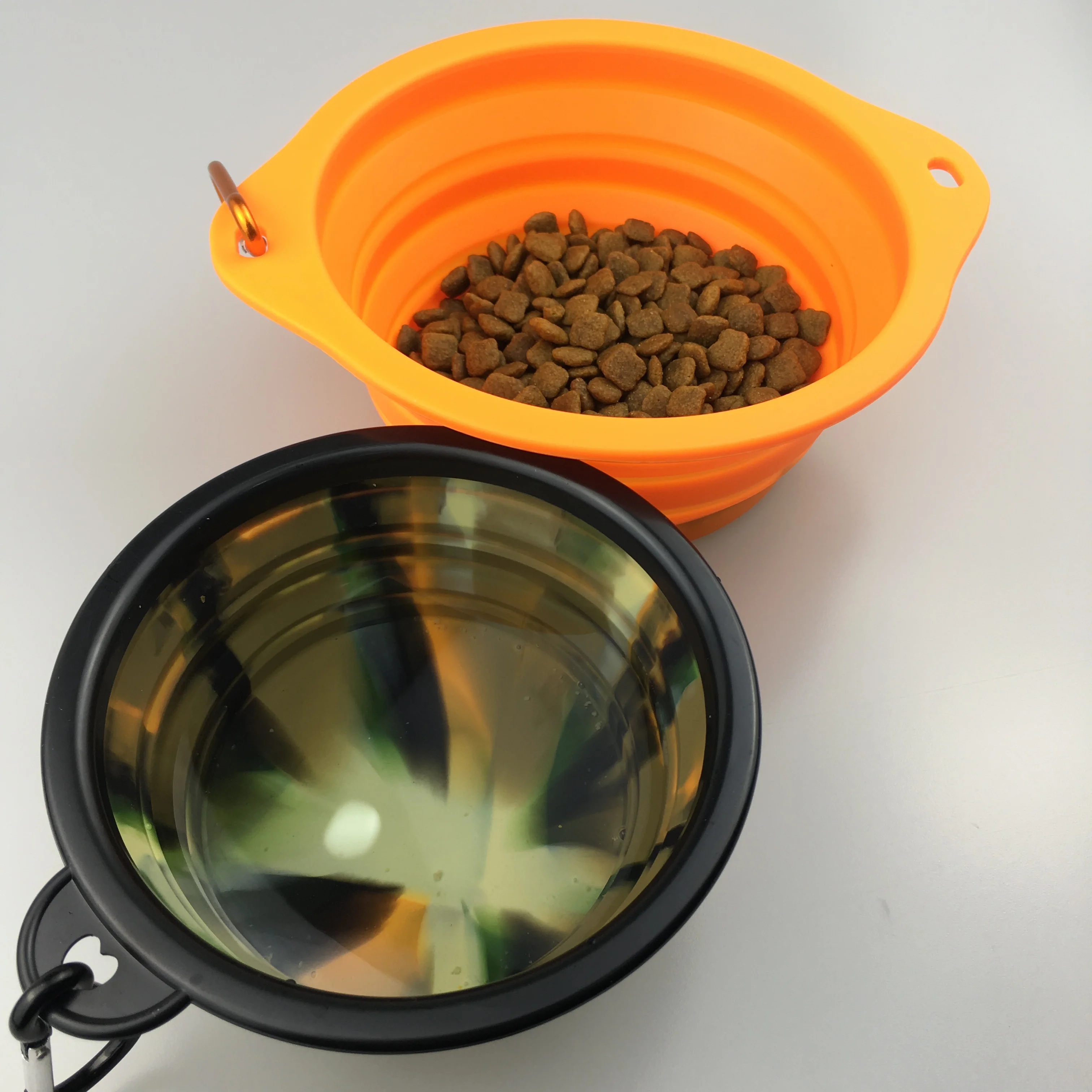 800ml Silicone Foldable Pet Bowl Dog Bowl