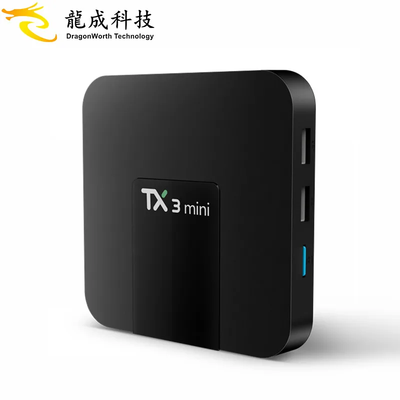 Amlogic S905W 4 ядраГБ16ГБ Встроенная память Android 7 1 ТВ коробка TX3 мини плеер умные