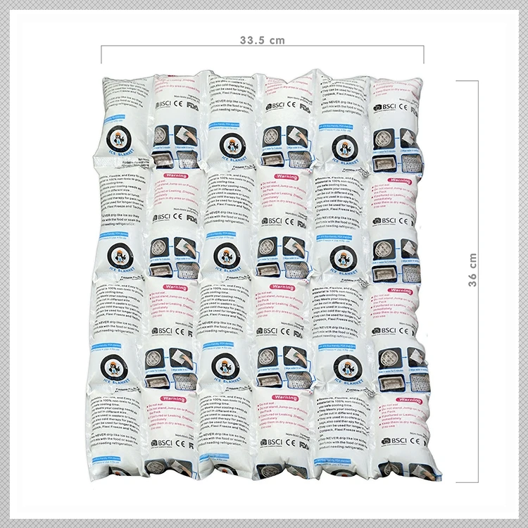 Low price gel packs food transport ice packs ice packs food delivery dry ice gel pack for seafood