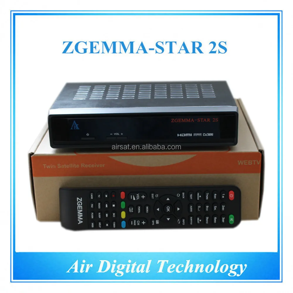 HD dvb s/s2 Satellite receiver twin tuner enigma2 Linux Zgemma Star 2S with IPTV