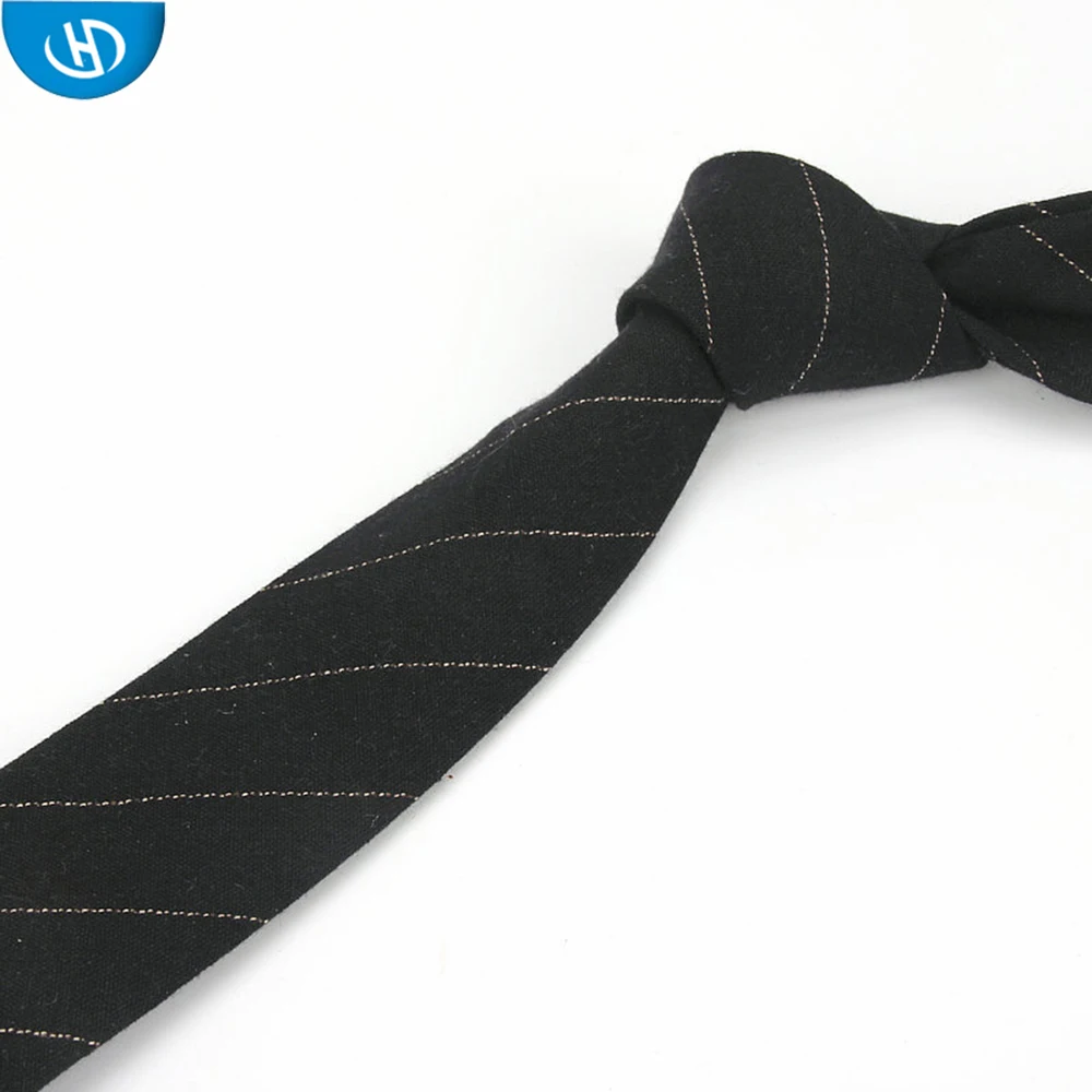 Галстуки в Корейском стиле, рекламный хлопковый тонкий мужской галстук в полоску, Чжэцзян