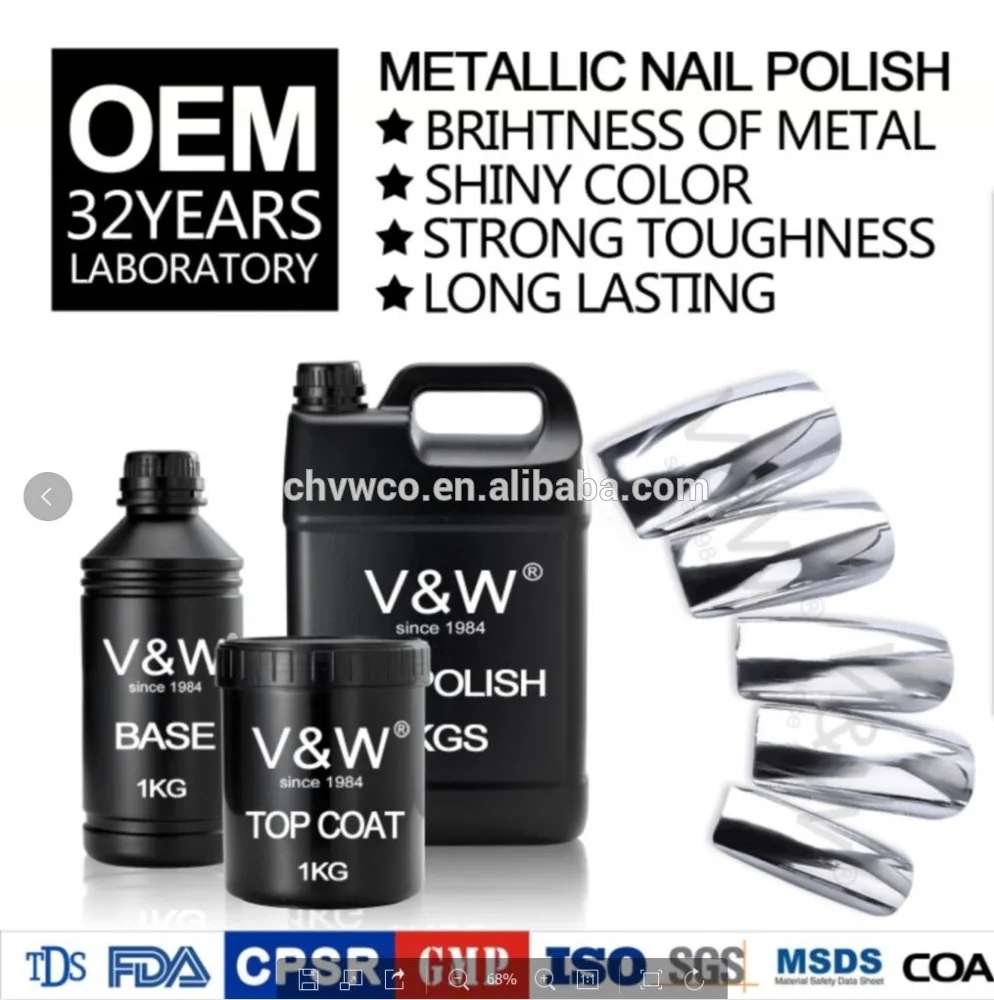 Nail art designs sock off uv gel metallic nail polish