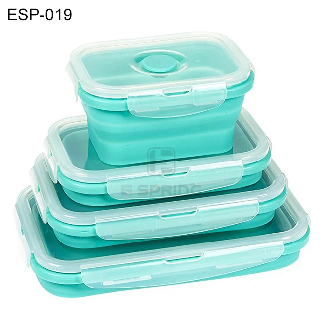 100% Food Grade Square Vacuum Food Storage Containers Food Storage Box Set